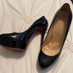 Authentic Red bottoms! Patent leather